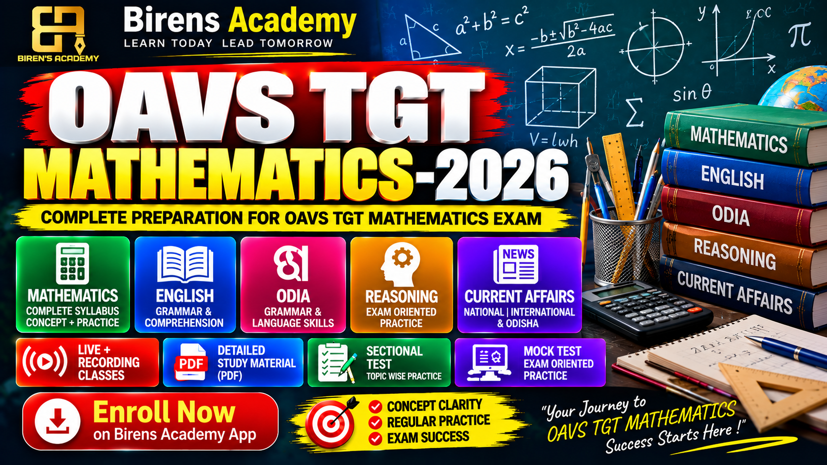 OAVS TGT MATHEMATICS 