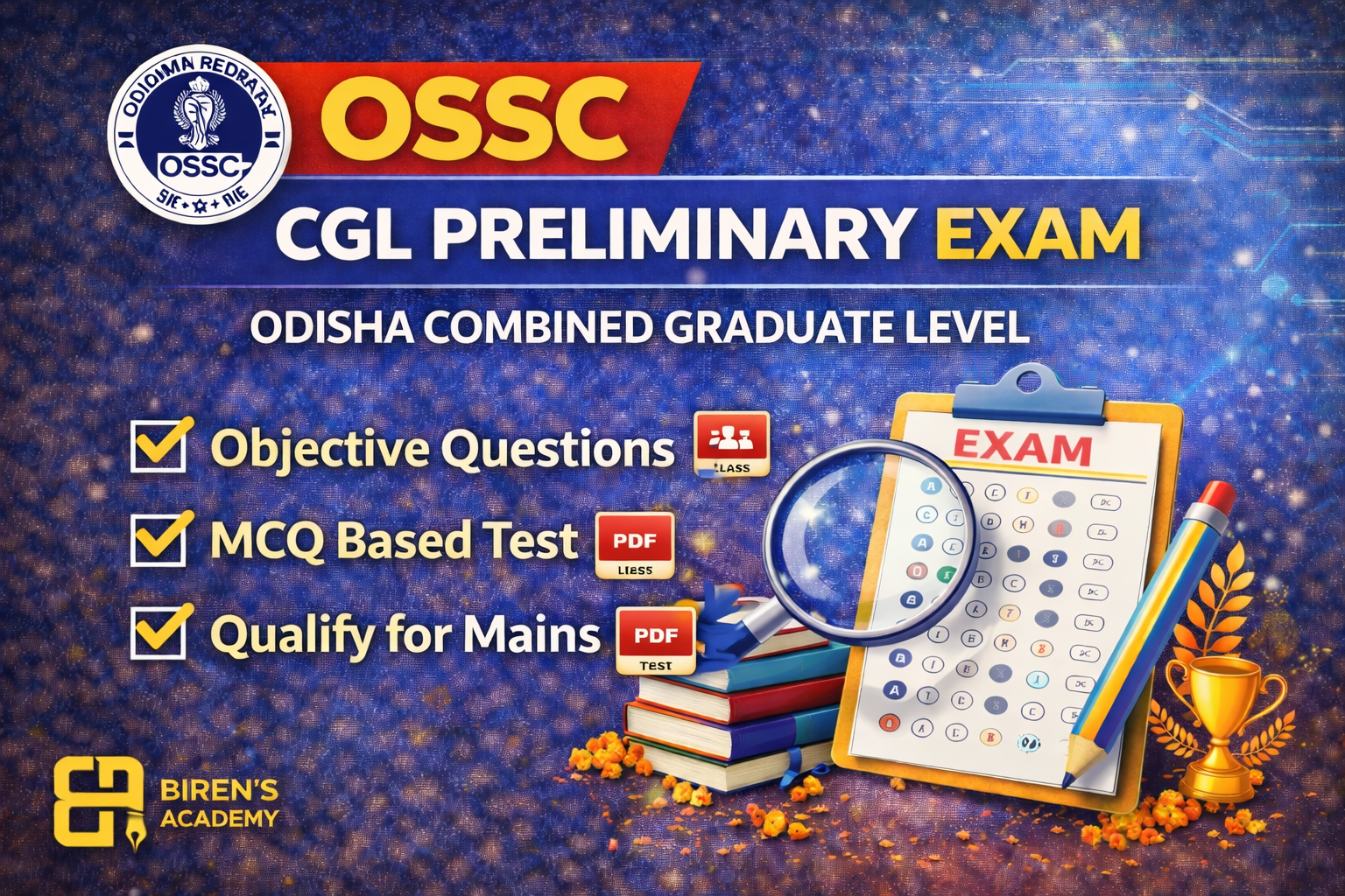 OSSC CGL PRELIMINARY EXAM