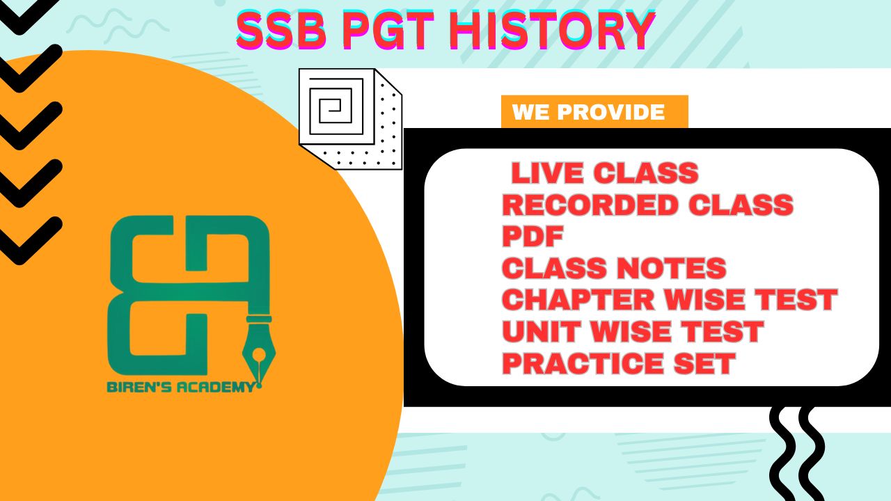  SSB PGT HISTORY